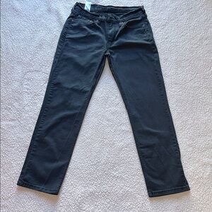 Levi's Men's Dark Gray Straight Jeans